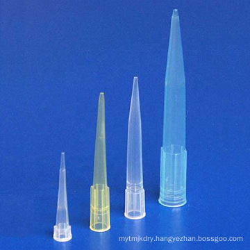 Yellow Pipette tip PP plastic nozzle chemistry laboratory equipment experimental consumables